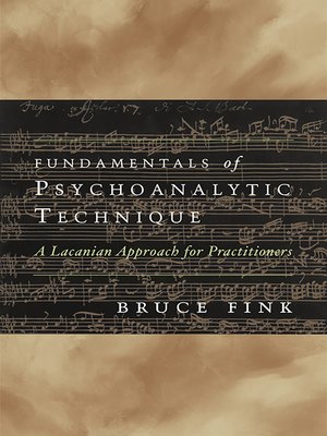 cover image of Fundamentals of Psychoanalytic Technique